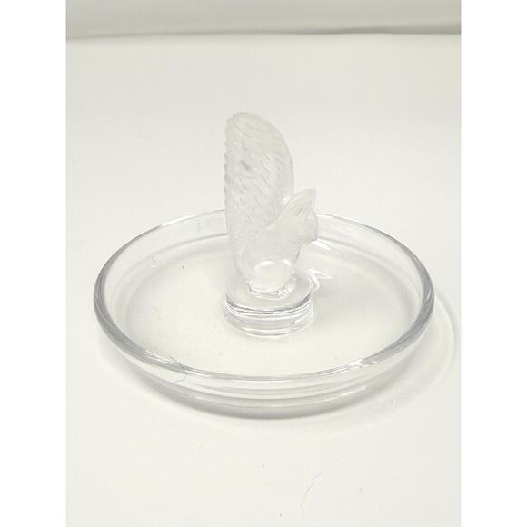 Lalique Other - Lalique France Squirrel Ring Holder Frosted France Trinket Signed